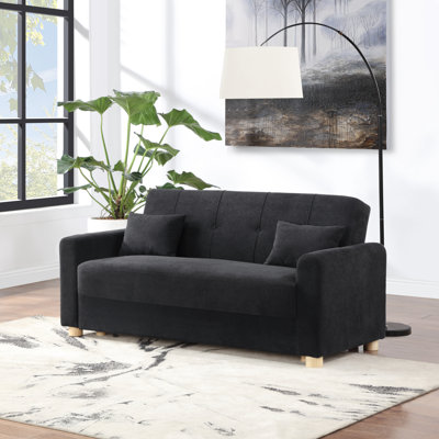 Causeuse-lit convertible en tissu Modern