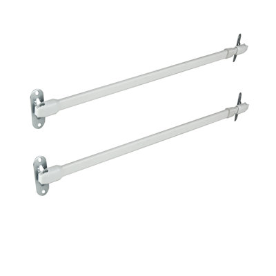 Widman Steel Adjustable Single Curtain Rod