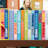 Malikiya Colorful Decorative Books, Set of 12 Travel-Themed Faux Books for Coffee Tables, Bookshelves, Wedding Displays and Photo Props