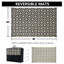 Tapis extérieur géométrique à motif floral-125545767-125545770