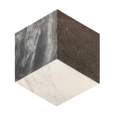 Polished marble tiles, natural stone