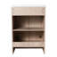Meuble-lavabo autoportant de 24 po, portes à fermeture douce, chêne brut, contreplaqué, tablettes réglables pour un rangement sophistiqué