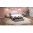 Upholstered LED Bed with Drawer & Petal Headboard, Kids Beds-1341142311-1341142307