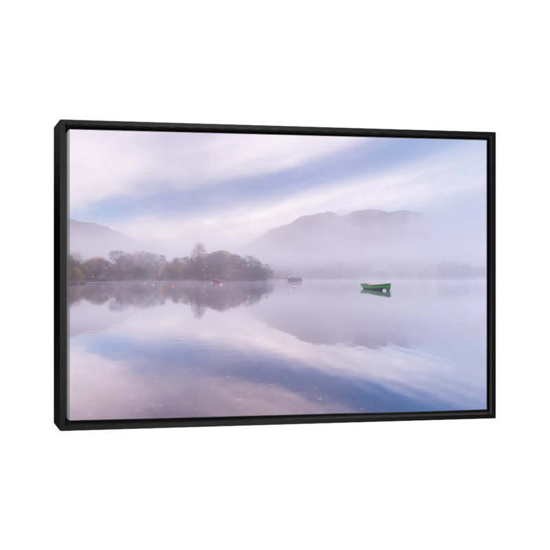 «Ullswater Morning», reproduction de photo sur toile tendue, H 18 po x l 26 po x P 1,5 po, Toile avec cadre noir