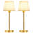 Dimmable Table Lamp Cordless Touch Control Linee Shape for Living Room Dining Room Bedroom