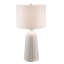 Lampe de table en verre texturé à 1 lumière Anastasie