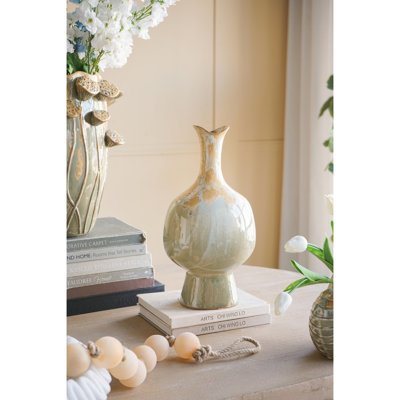 Reactive Glazed Vase