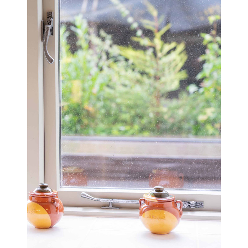 Night-Vent Peardrop Fastener Lock, Pewter