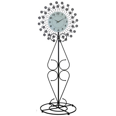 69'' H Metal Floor Clock