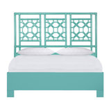 Lattice Back Platform Bed