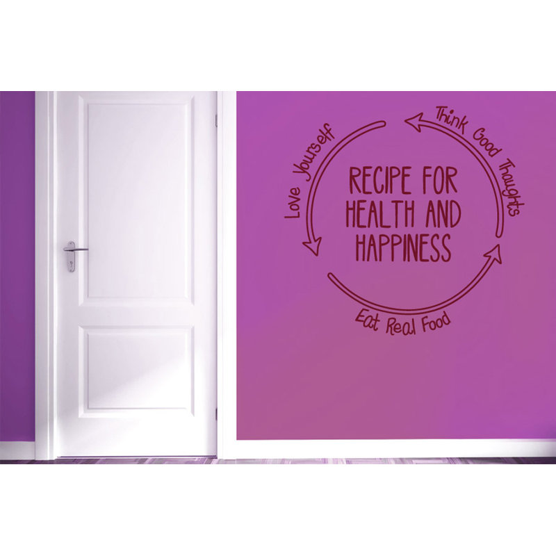Non-Wall Damaging Wall Decal, Burgundy