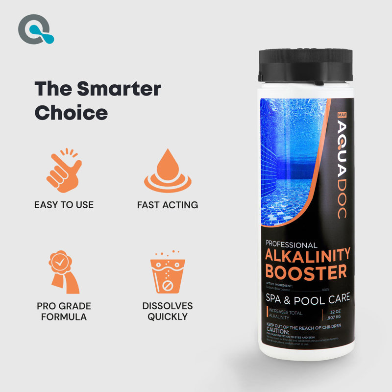 AquaDoc Total Alcalinity Increaser pour spa - Booster d'alcalinité pour les spas et l'eau douce