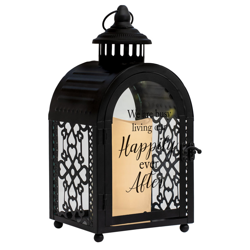 11'' H Tabletop Lantern with Candle Included