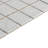 Slate Attaché 2" x 2" Ceramic Mosaic Tile in Meta White