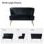 Lisette 119cm Mid-Century Modern Curved Back 2 Seater Sofa with Tufted Back-1434287065