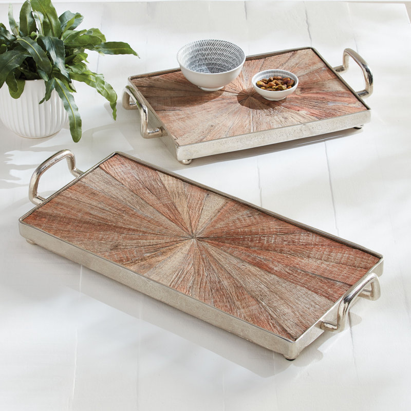 Oliver Tray, 3.25" H x 10" W x  16.5" D