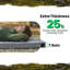 Willpo Memory Foam Camping Mattress with Travel Bag, Lightweight Portable Sleeping Pad for Tents, Guest Beds, Home-121211124