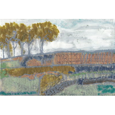 Patchwork Landscape I - Wrapped Canvas Painting