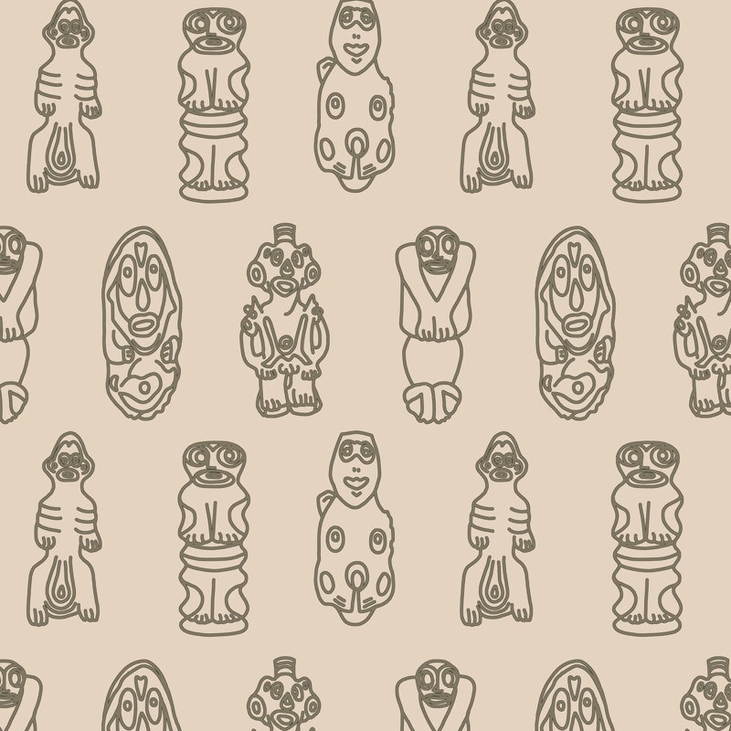 Figurines Taino | Anacaona , Beige