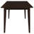 Henin Cappuccino Rectangle Dining Table