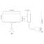 Pictor LED Flush Mounted Sconce