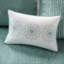 Housse de lit de jour réversible bleue, 6 pièces, taille simple, motif médaillon, avec housse, 3 taies décoratives et coussin décoratif, médaillon réversible, 12 x 18