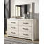 Commode double 6 tiroirs avec miroir Kalayiah