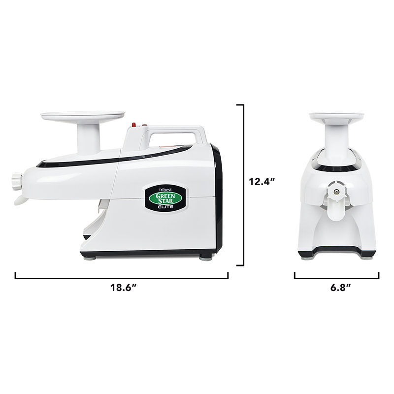 Presse-agrumes Greenstar® à mastication lente et presse à froid, Blanc
