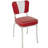 Retro Home Upholstered 'V' Back Dining Chair-18734020