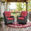 Swivel and sliding wicker patio chairs-2117509975-2119223131