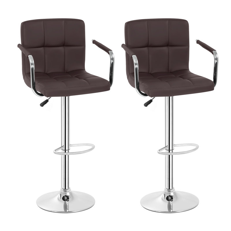 Tabouret Tali, Similicuir noir