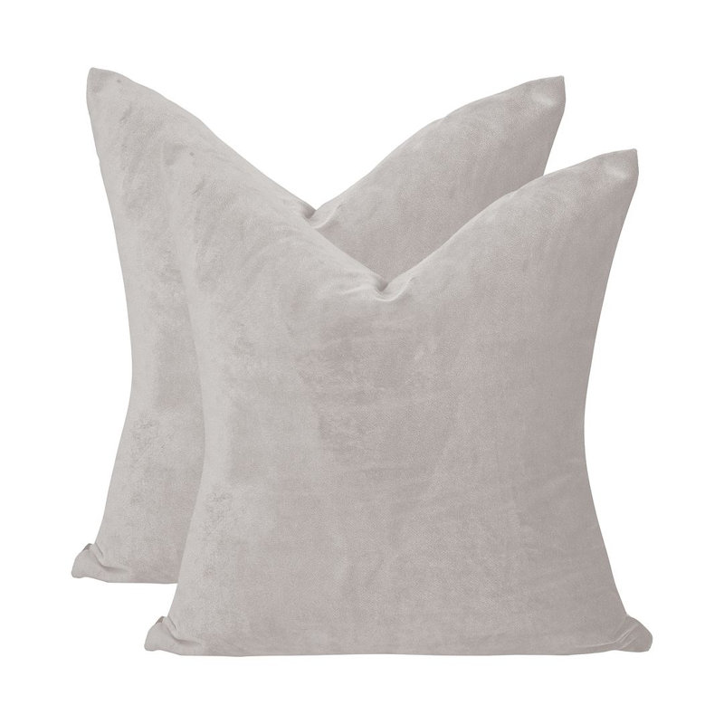 Matte Velvet Cushion Cover - 1 Pc, 61cm x 61cm, Thistle