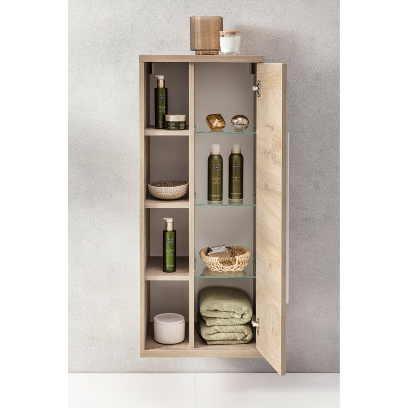 Stanf Bathroom Cabinet, Brown, Right
