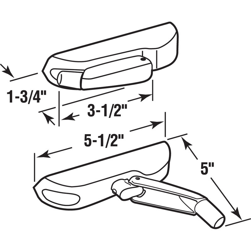 Prime-Line Keyless Sliding Window Lock Hardware