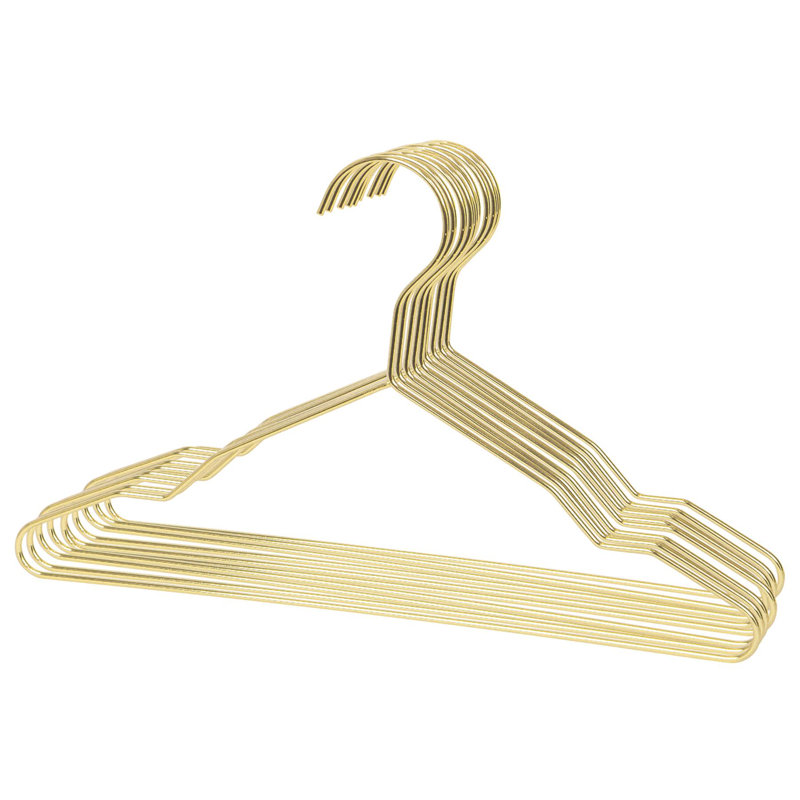 Harbour Housewares - Metal Children's Clothes Hangers - Set of 10