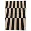 Tapis noir et blanc Newsom