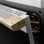 ZLINE Autograph 36 in. Satin Stainless Marino Induction Range with 5 Elements and Bronze Accents
