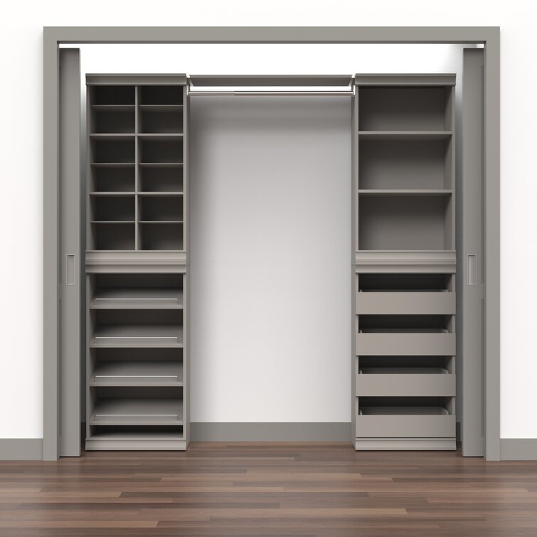 ClosetMaid Modular Storage 21.38 W Shelving Unit with 12 Shelves & Reviews