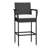  Outdoor Wicker Bar Stools Set Of 2 Patio Wicker Counter Stools With Armrest And Backrest Outdoor Bar Height Chairs