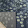 Tapis abstrait bleu Thursa