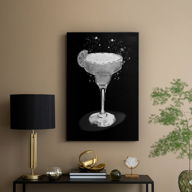Vêtue d'une margarita noire - Cavas enveloppés de galerie