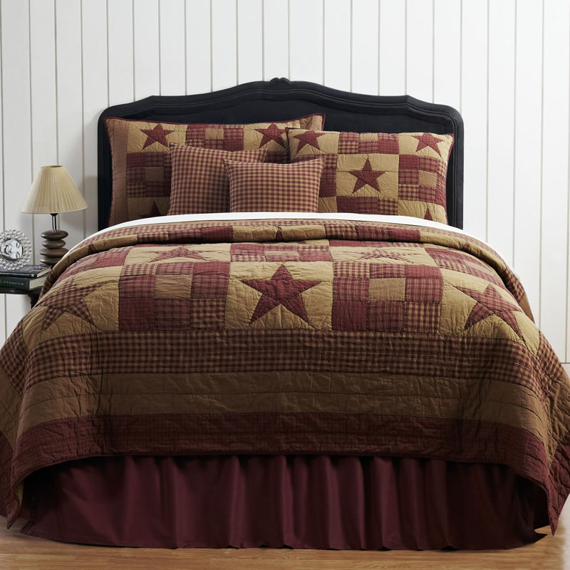 Collection de courtepointe rouge Ninepatch