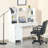 Farmhouse Computer Desk With Hutch And Cabinet, Home Office Desk With Storage, For Study-114223727