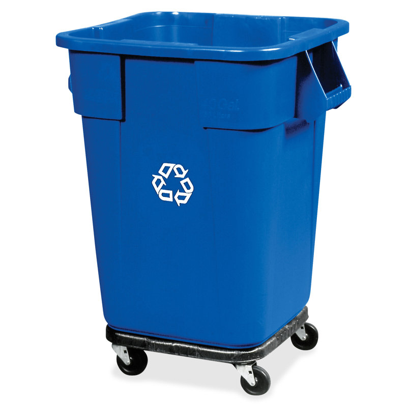 Rubbermaid Commercial Products Plastic Dolly 6.25'' H x 17.25'' W