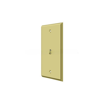 Deltana CPC4764U19 Switch Plate, Cable Cover Plate in Paint Black
