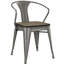 Chaise en bambou / acier Modway Promenade-22756249