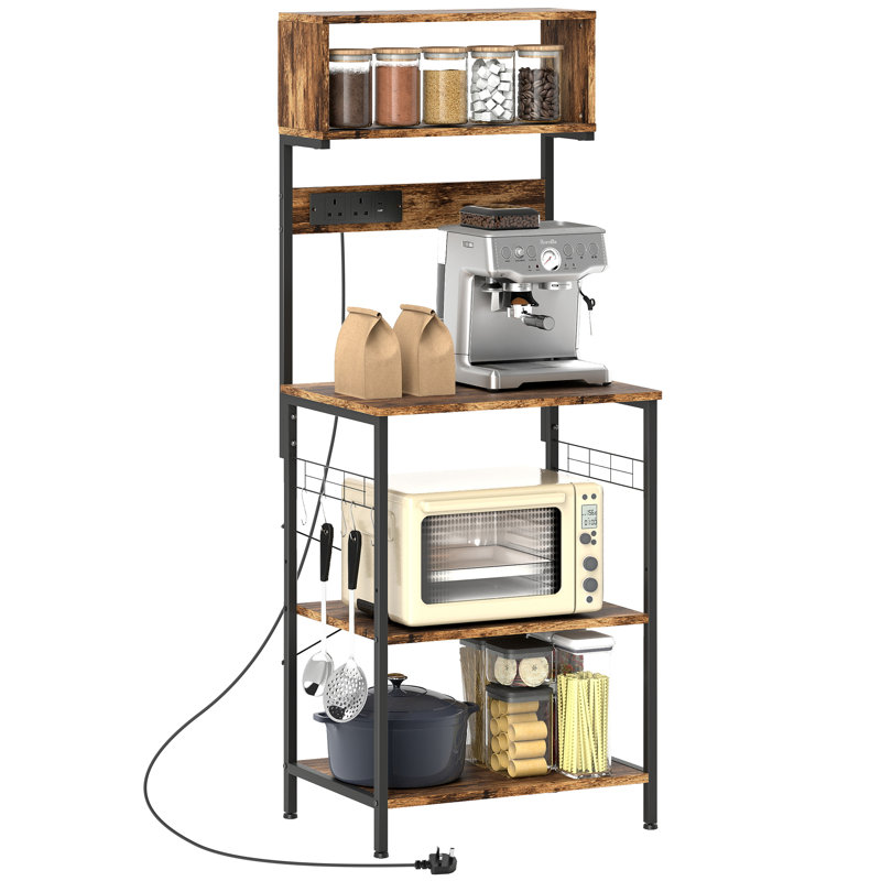 Standard Baker's Rack, Kitchen Storage Rack, Shelving Unit Brown