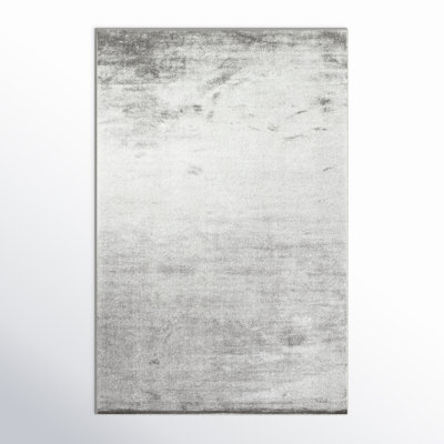 Adelia Hand Loomed Silk Area Rug in Oyster