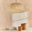 Luminaire suspendu en bambou naturel tissé à la main Pacitte