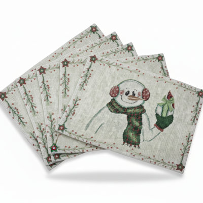 Sandoval Cotton Abstract Rectangle Placemat